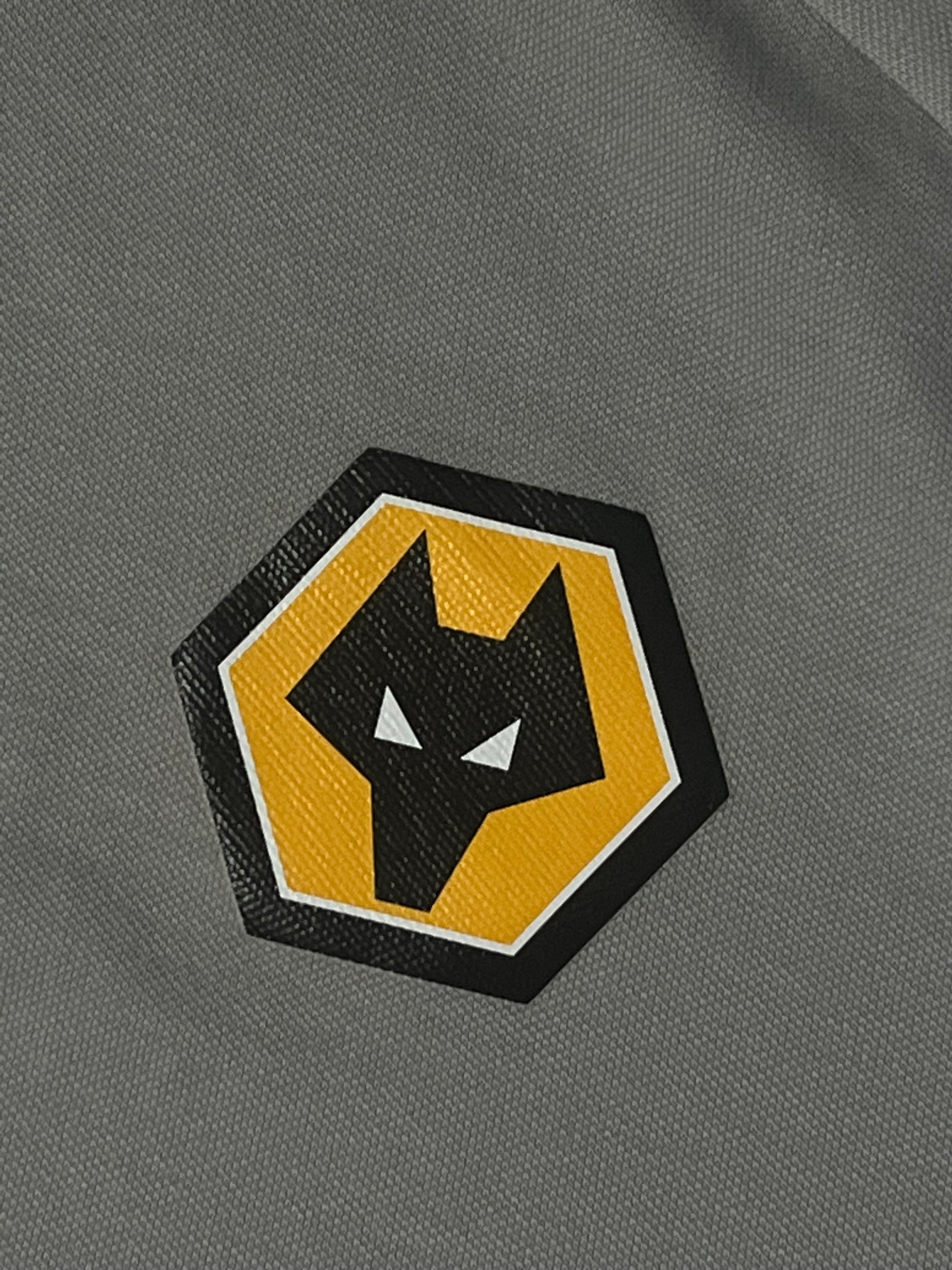 grey Adidas Wolverhampton Wanderers polo {M}