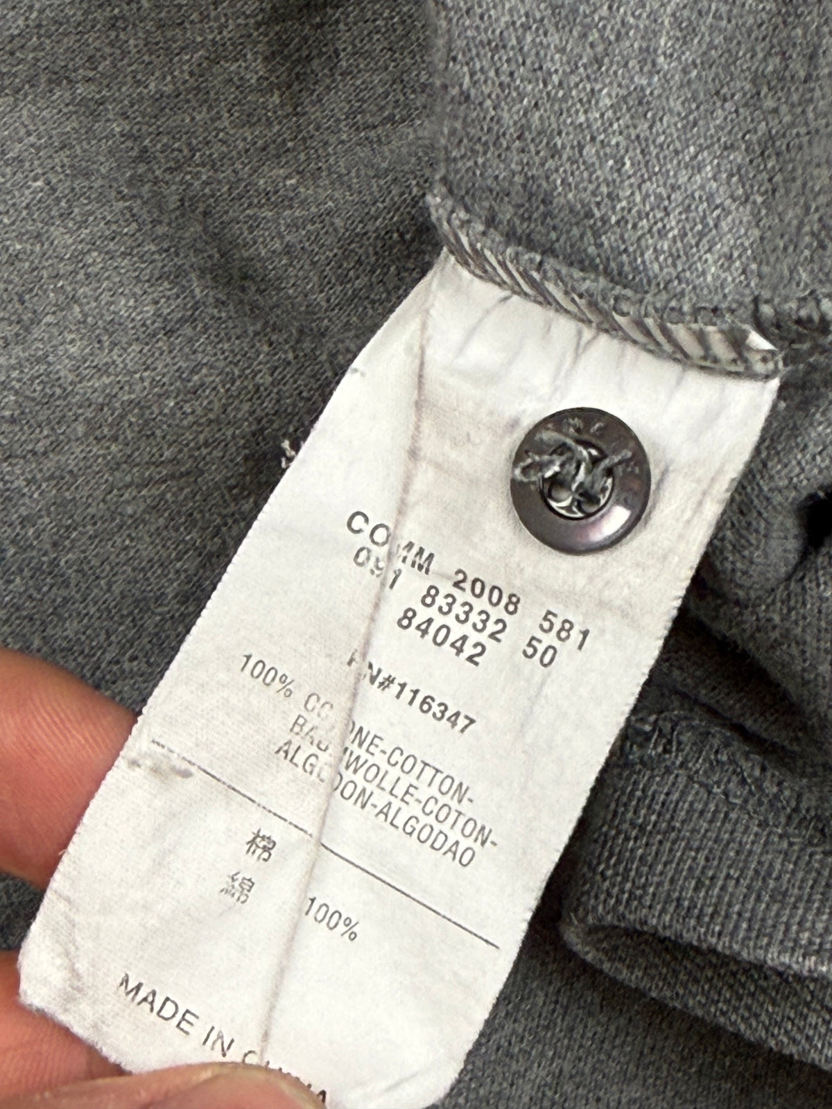 vintae Moncler polo long {M}