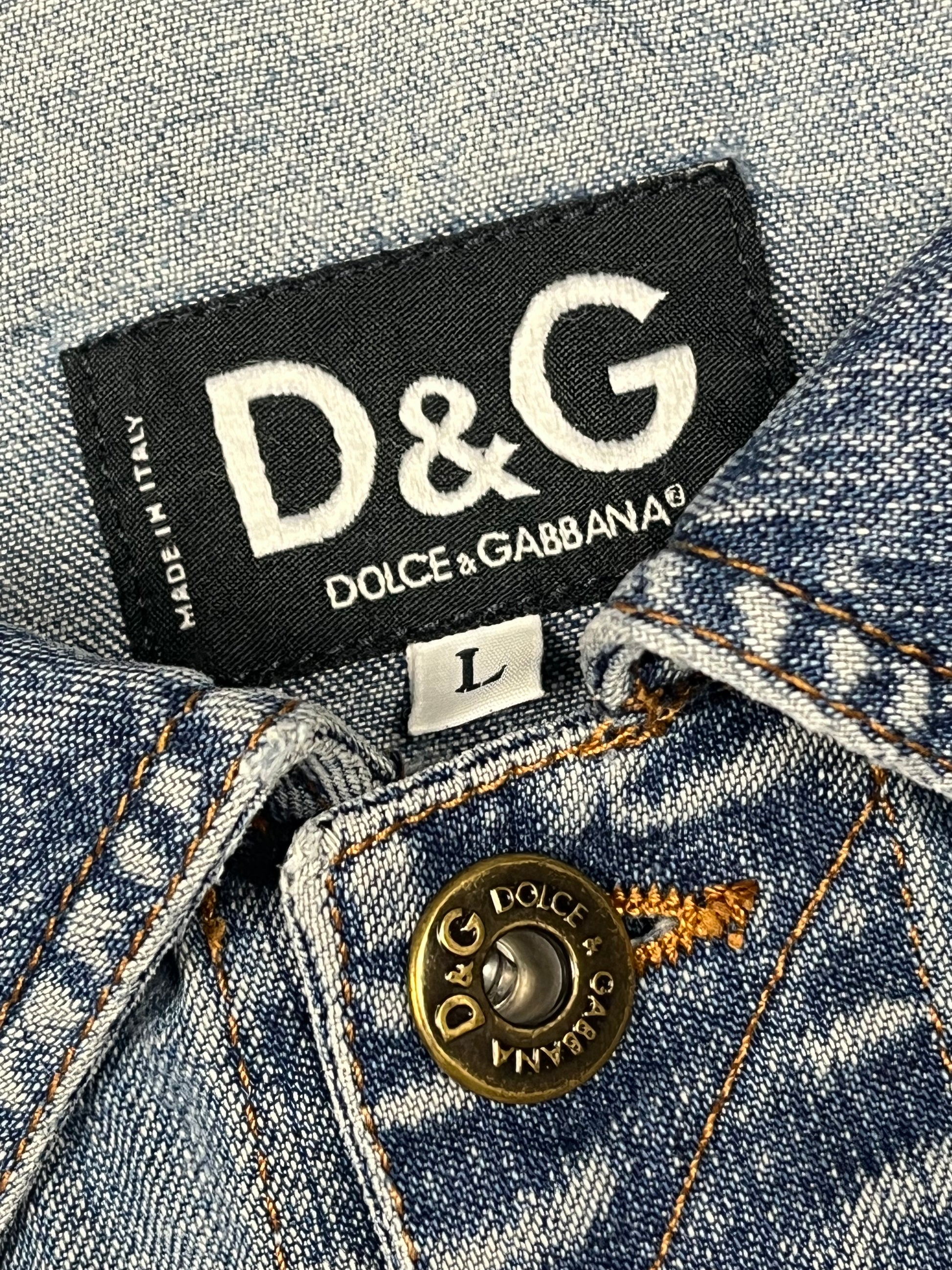 vintage Dolce & Gabbana jeansjacket {M}