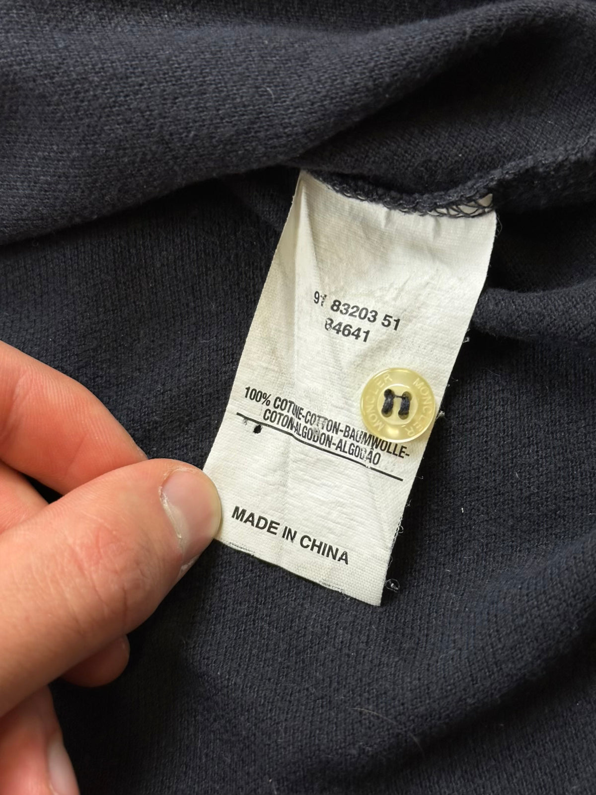 vintage Moncler polo long {M}