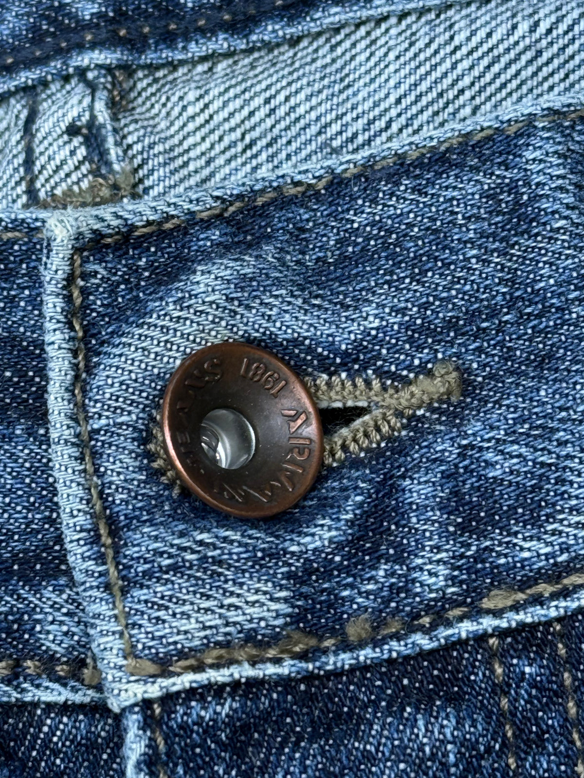 vintage Armani 3/4 jeans {L}
