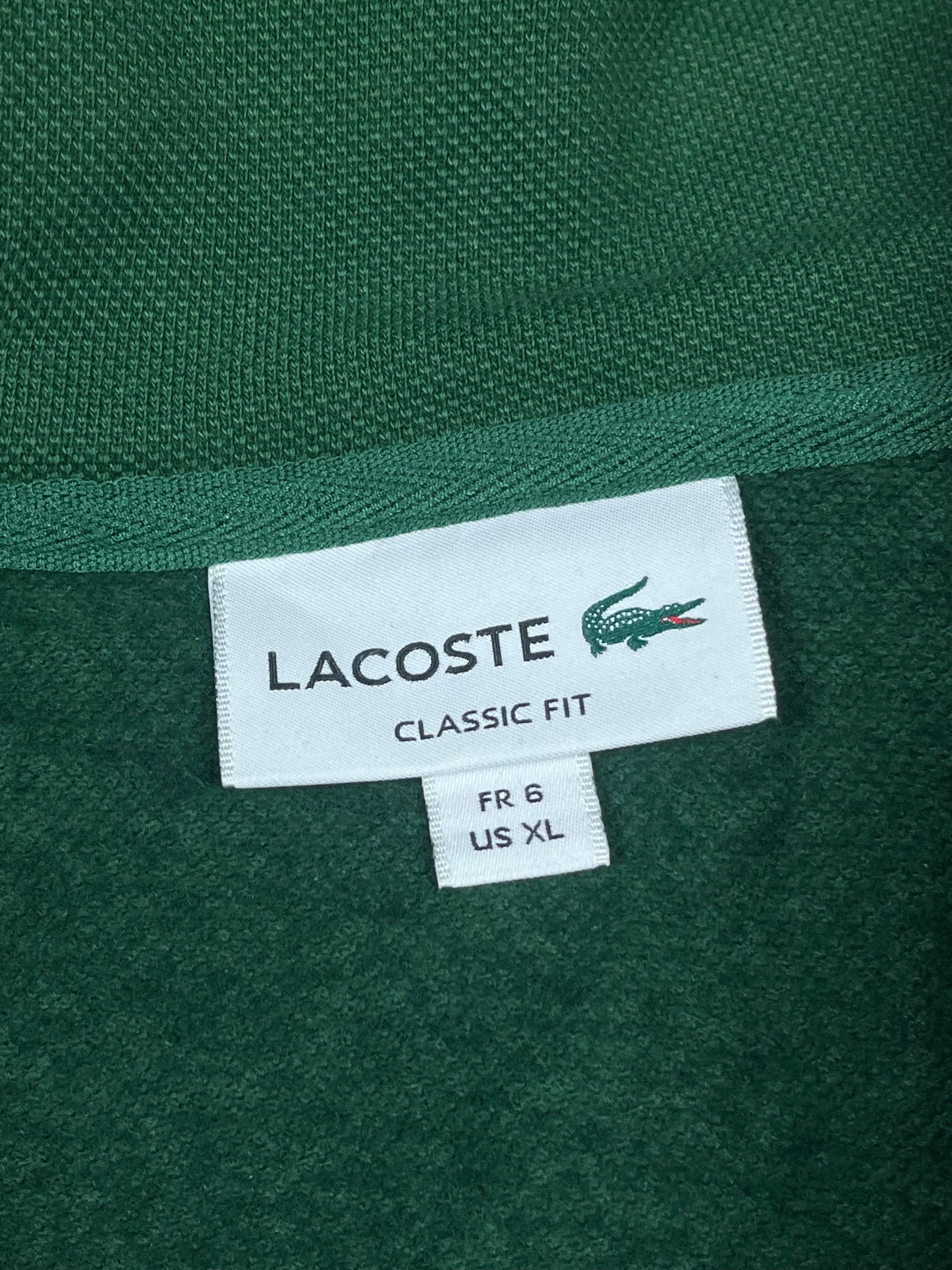 green Lacoste sweatjacket {XL}