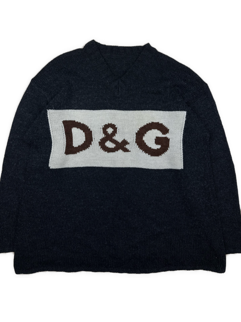 vintage Dolce & Gabbana knittedsweater {XL}