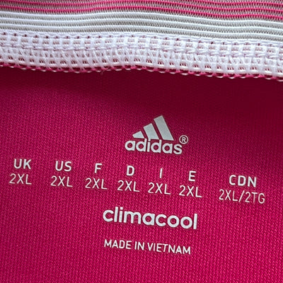 pink Adidas Real Madrid 2014-2015 away jersey DSWT {XXL}