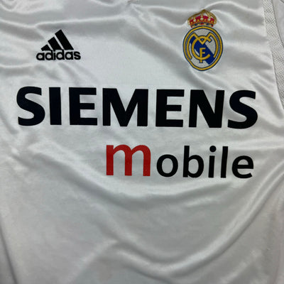 vintage Adidas Real Madrid home jersey {XS}