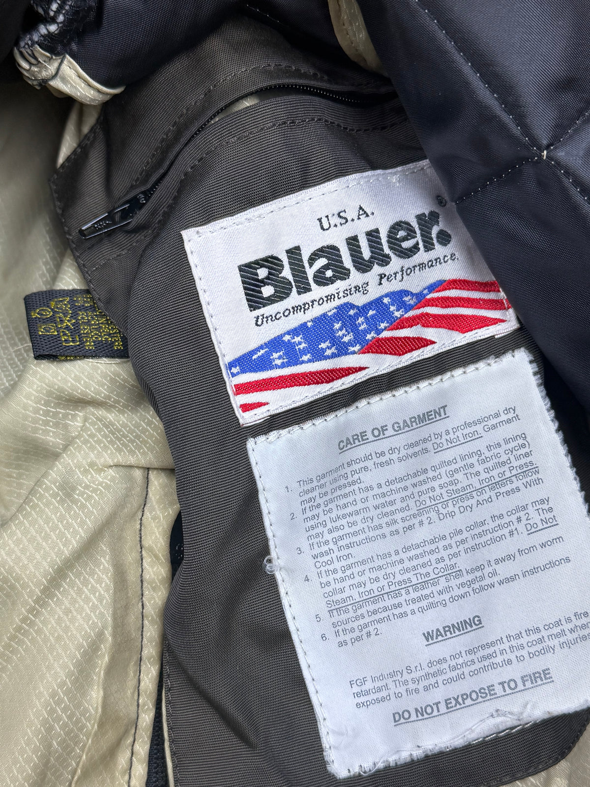 vintage Blauer winterjacket {S}