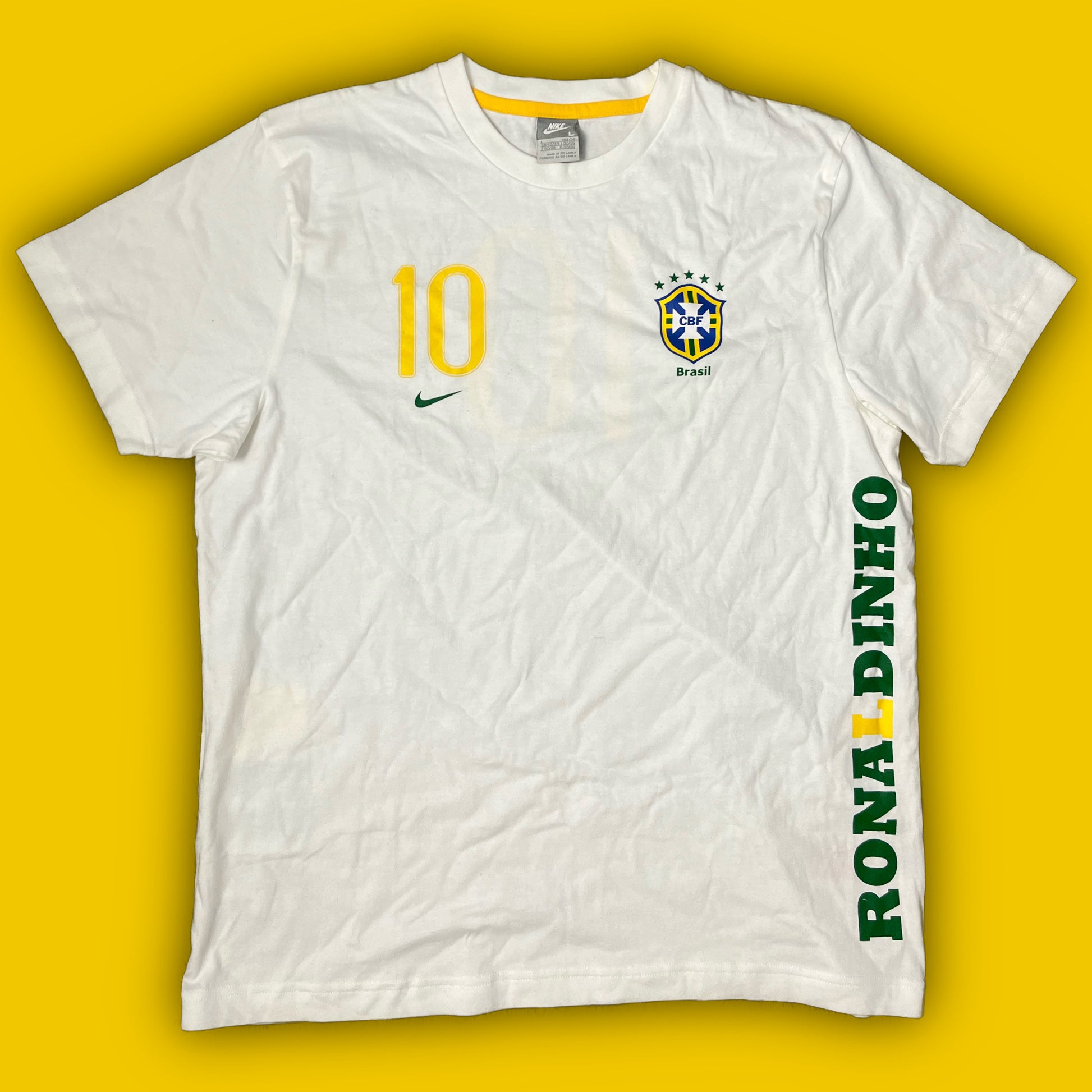 vintage Nike BRASIL t-shirt {L}