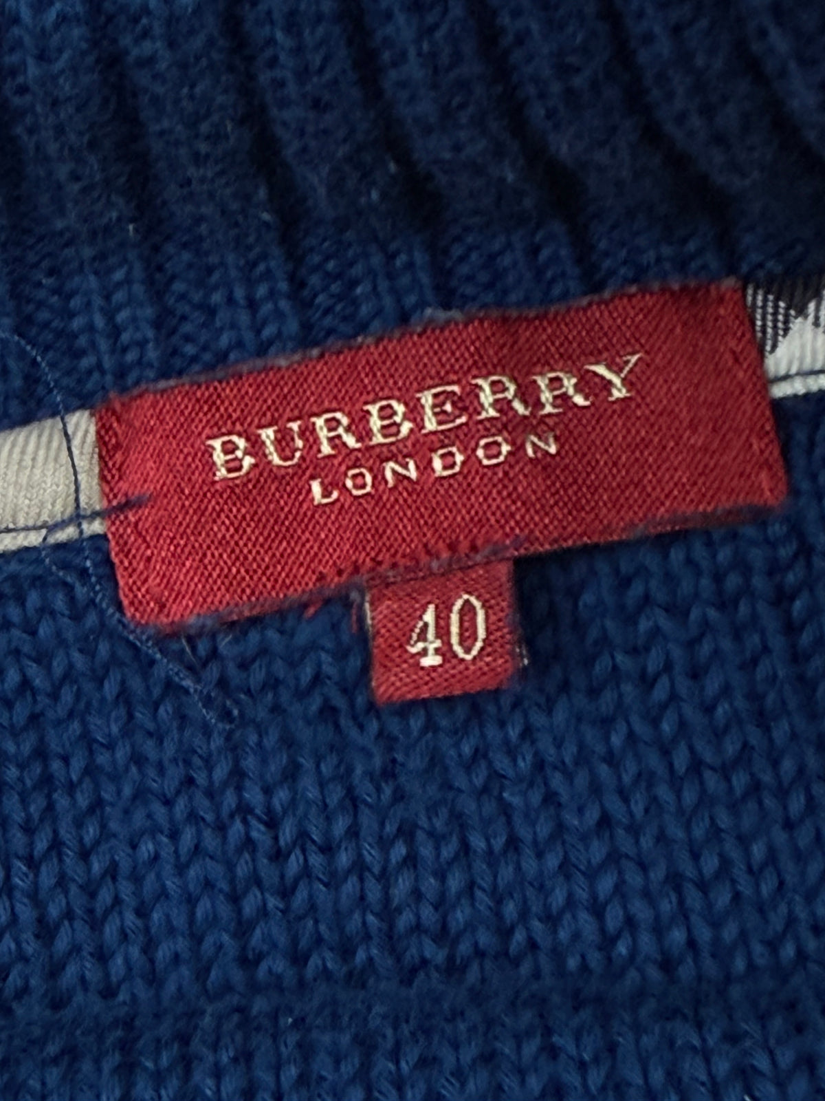 vintage Burberry sweatjacket {S}