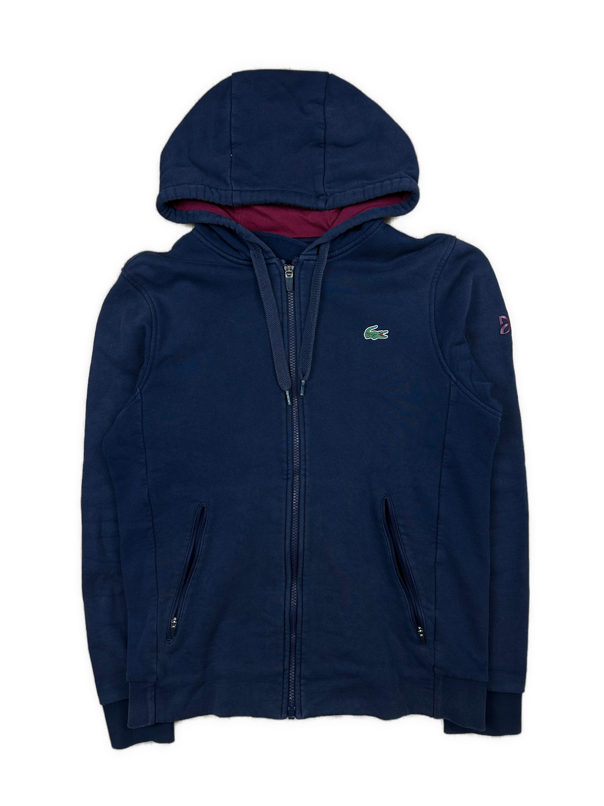 navyblue Lacoste X Djokovic sweatjacket {S}