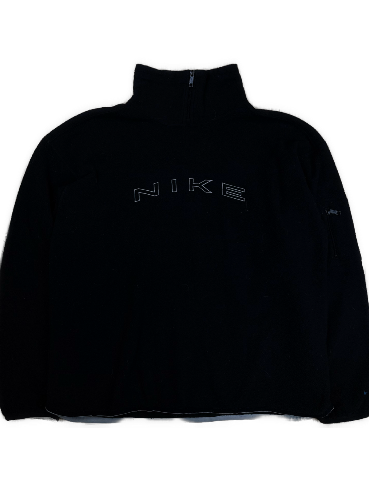 vintage Nike fleece quarterzip {L}