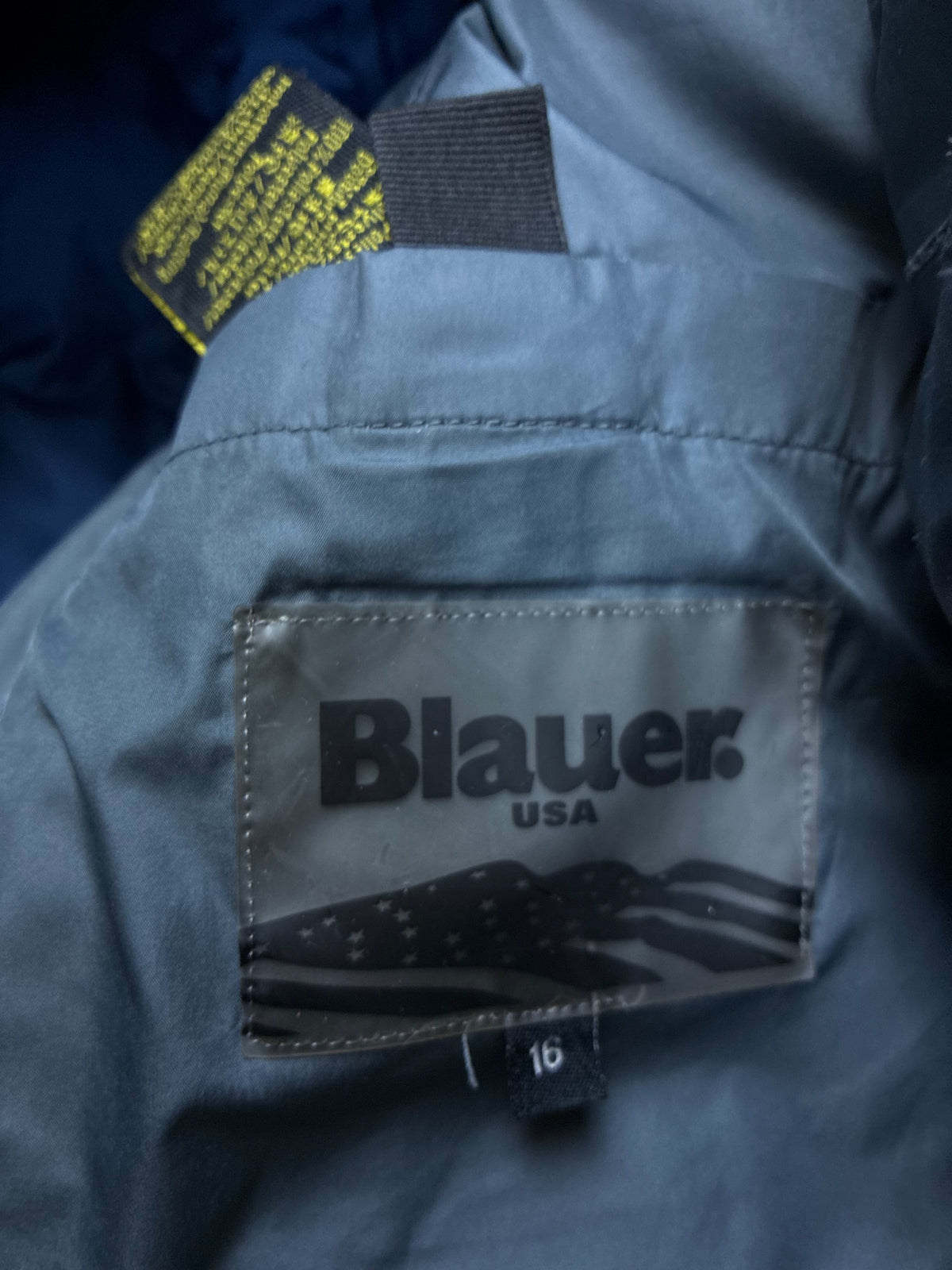 vintage Blauer winterjacket {S}