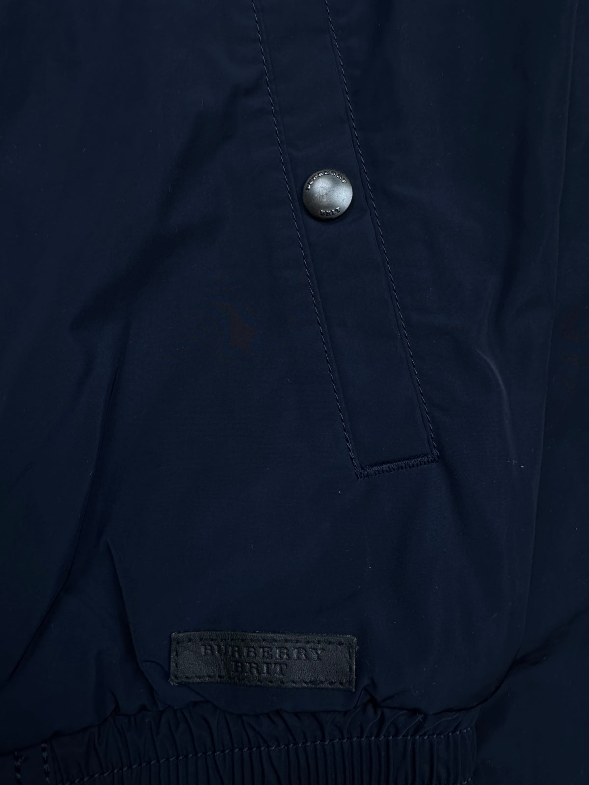vintage navyblue Burberry harrington jacket {S}