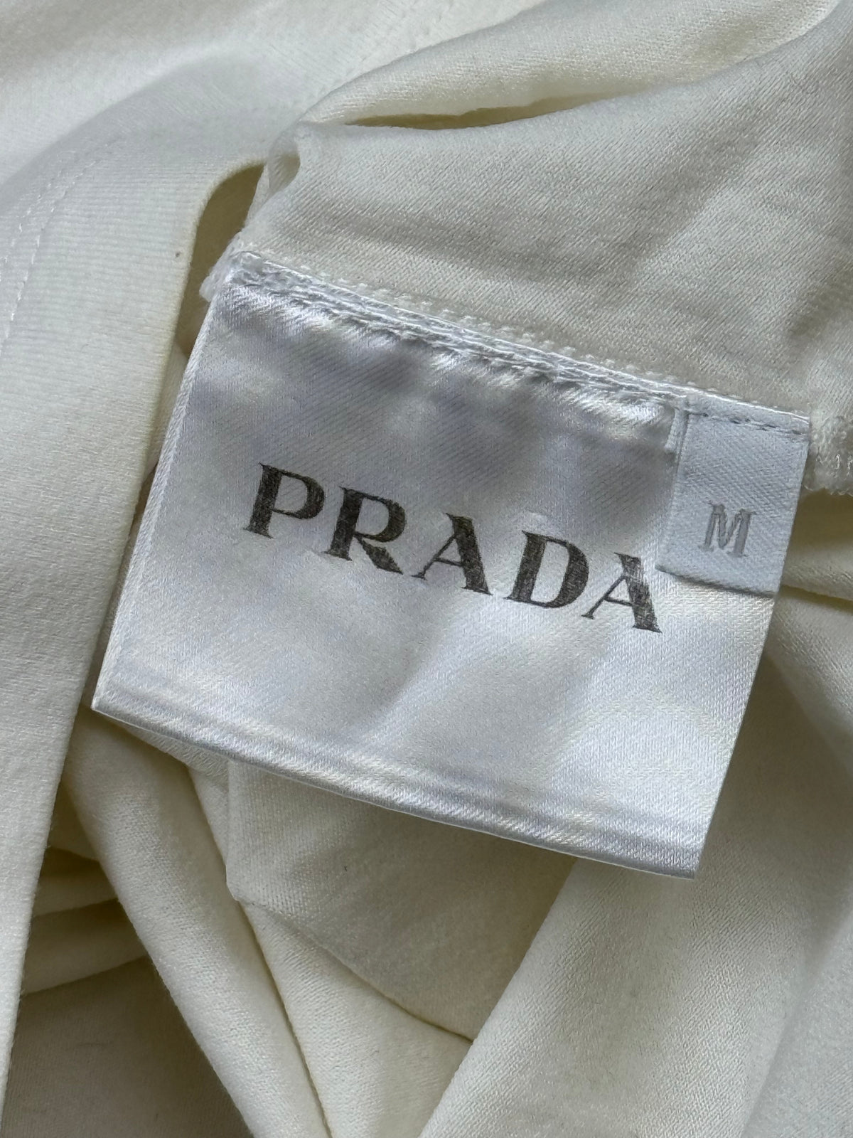 white Prada t-shirt