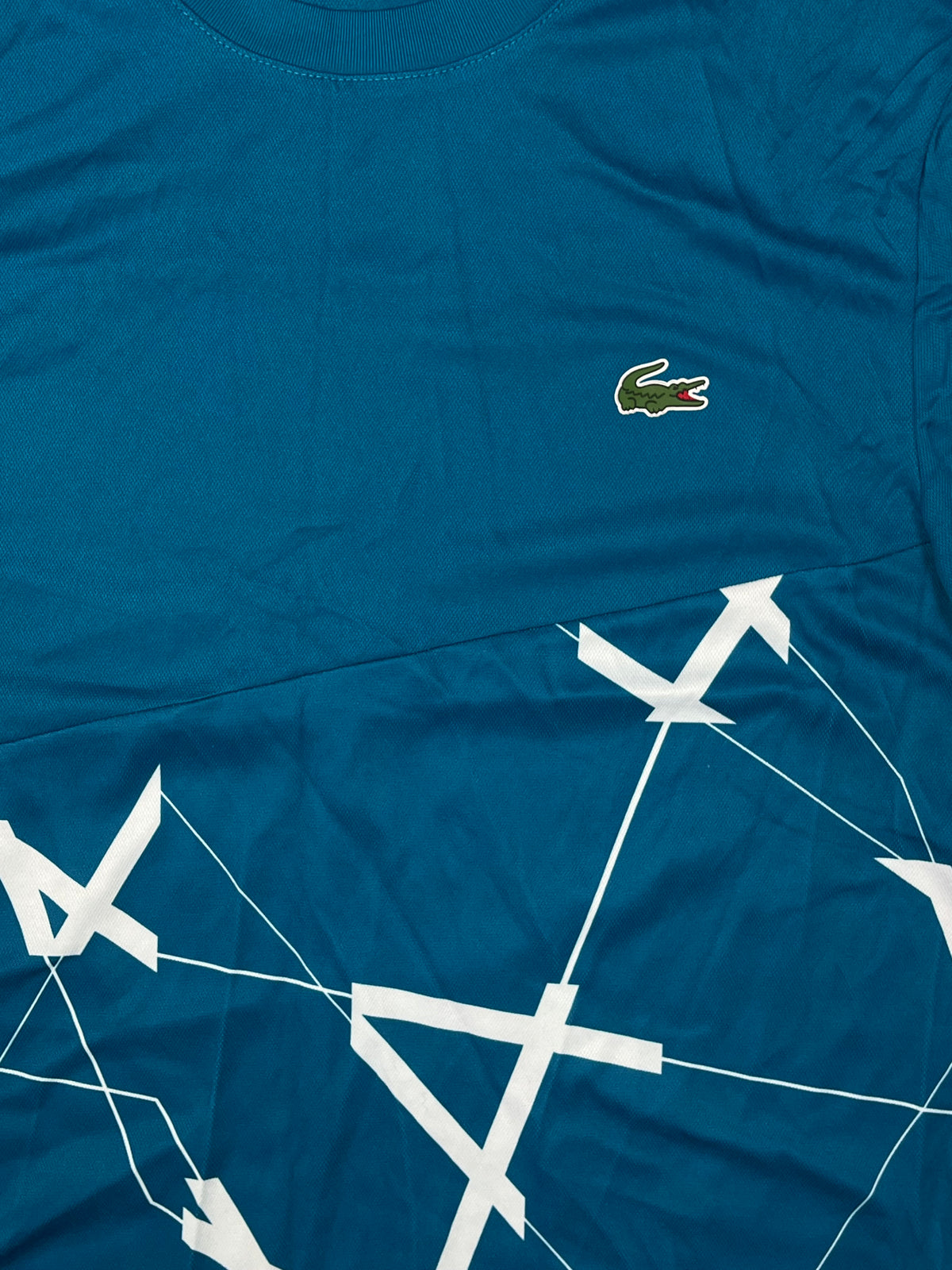 turquoise Lacoste jersey {S}