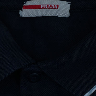 vintage black Prada polo {L}