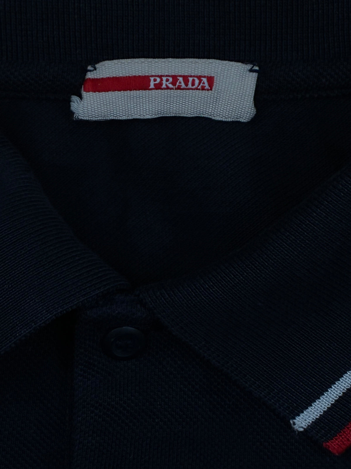 vintage black Prada polo {L}