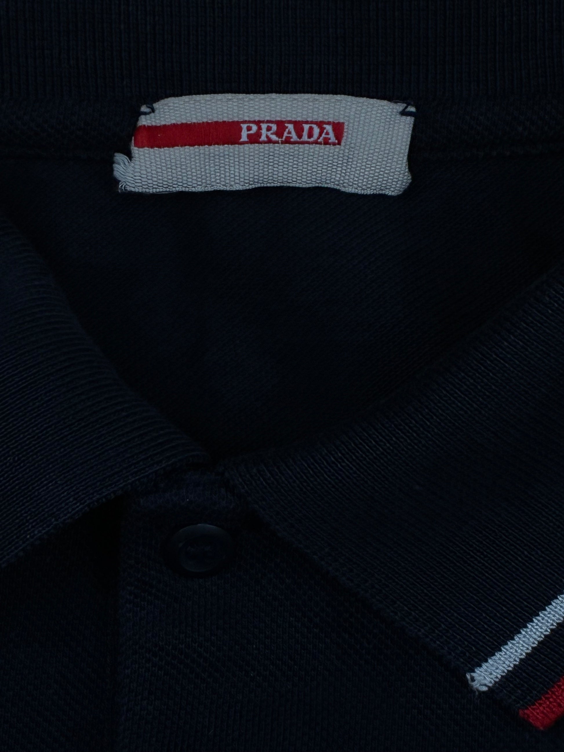 vintage black Prada polo {L}
