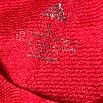 red Adidas Manchester United 2019-2020 home jersey {L}
