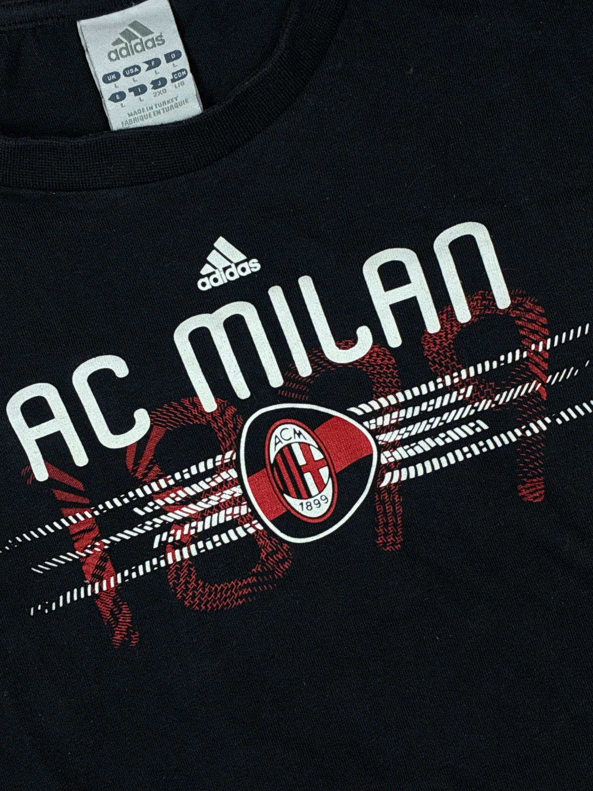 vintage Adidas Ac Milan t-shirt {M}