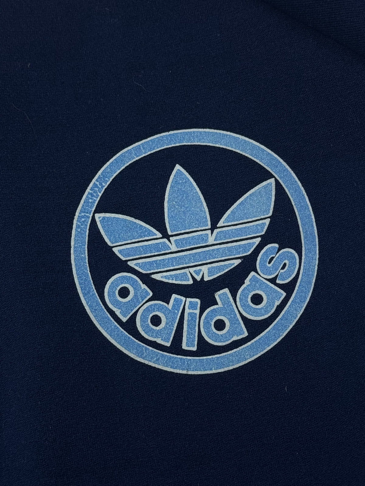 vintage navyblue Adidas trackjacket {L}