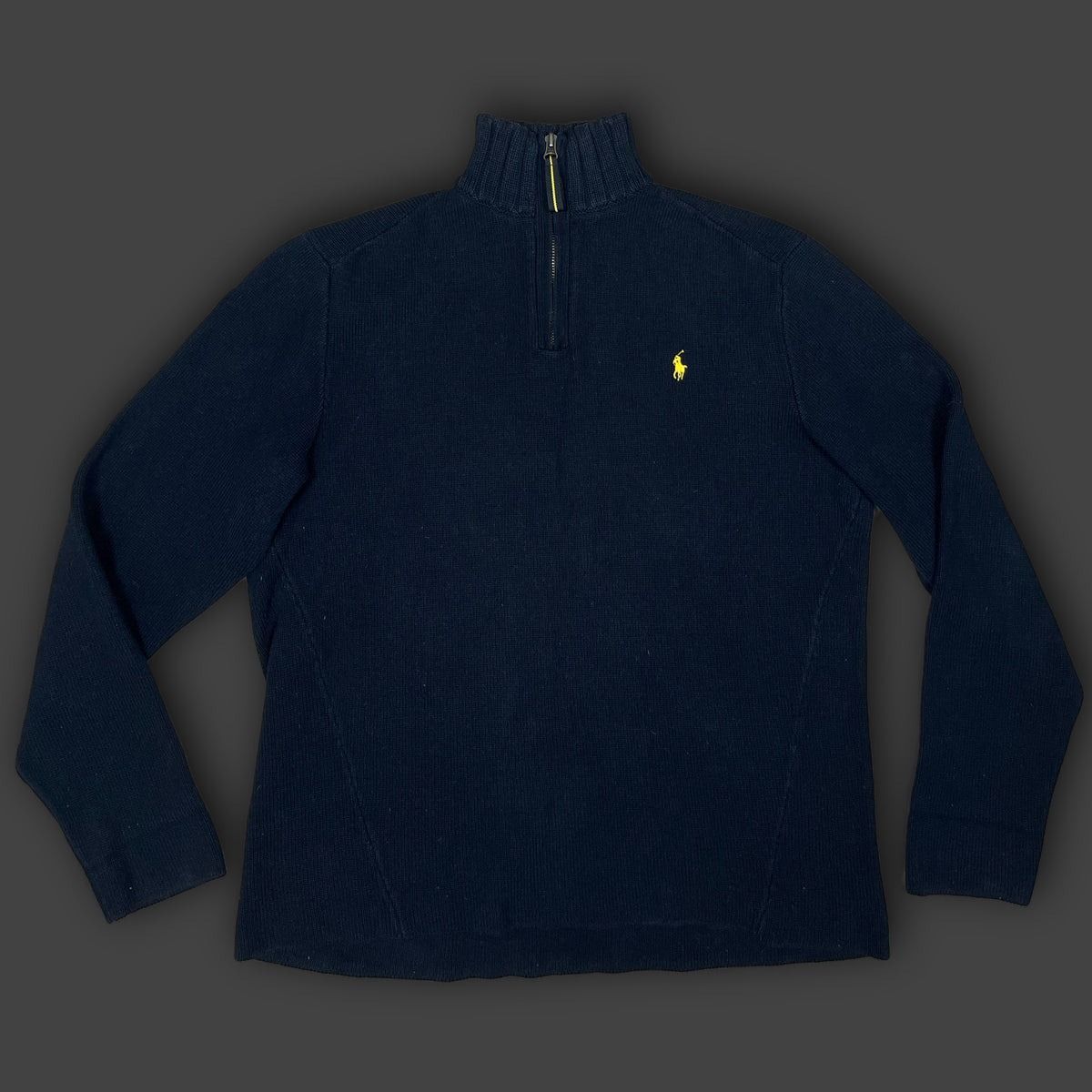 vintage navyblue Polo Ralph Lauren halfzip {L}
