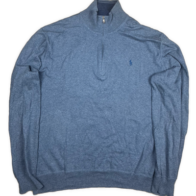 babyblue Polo Ralph Lauren quarterzip {XL}