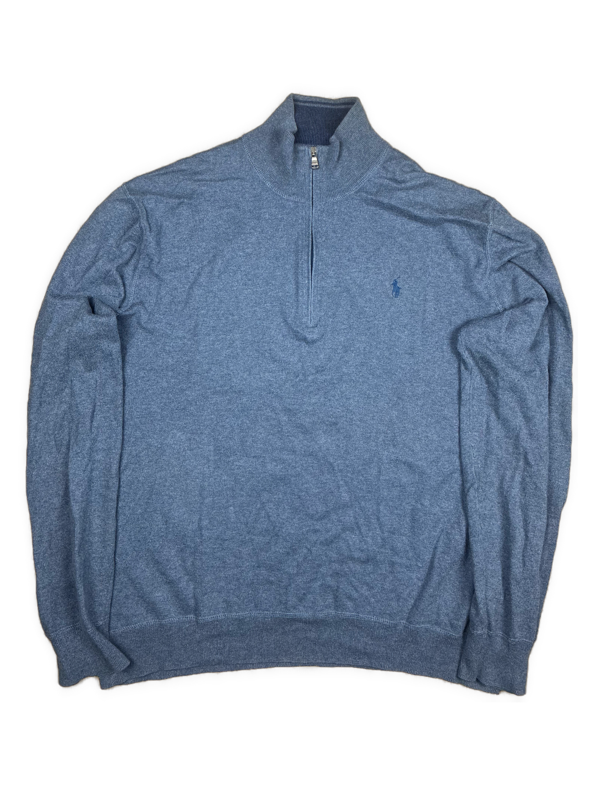 babyblue Polo Ralph Lauren quarterzip {XL}