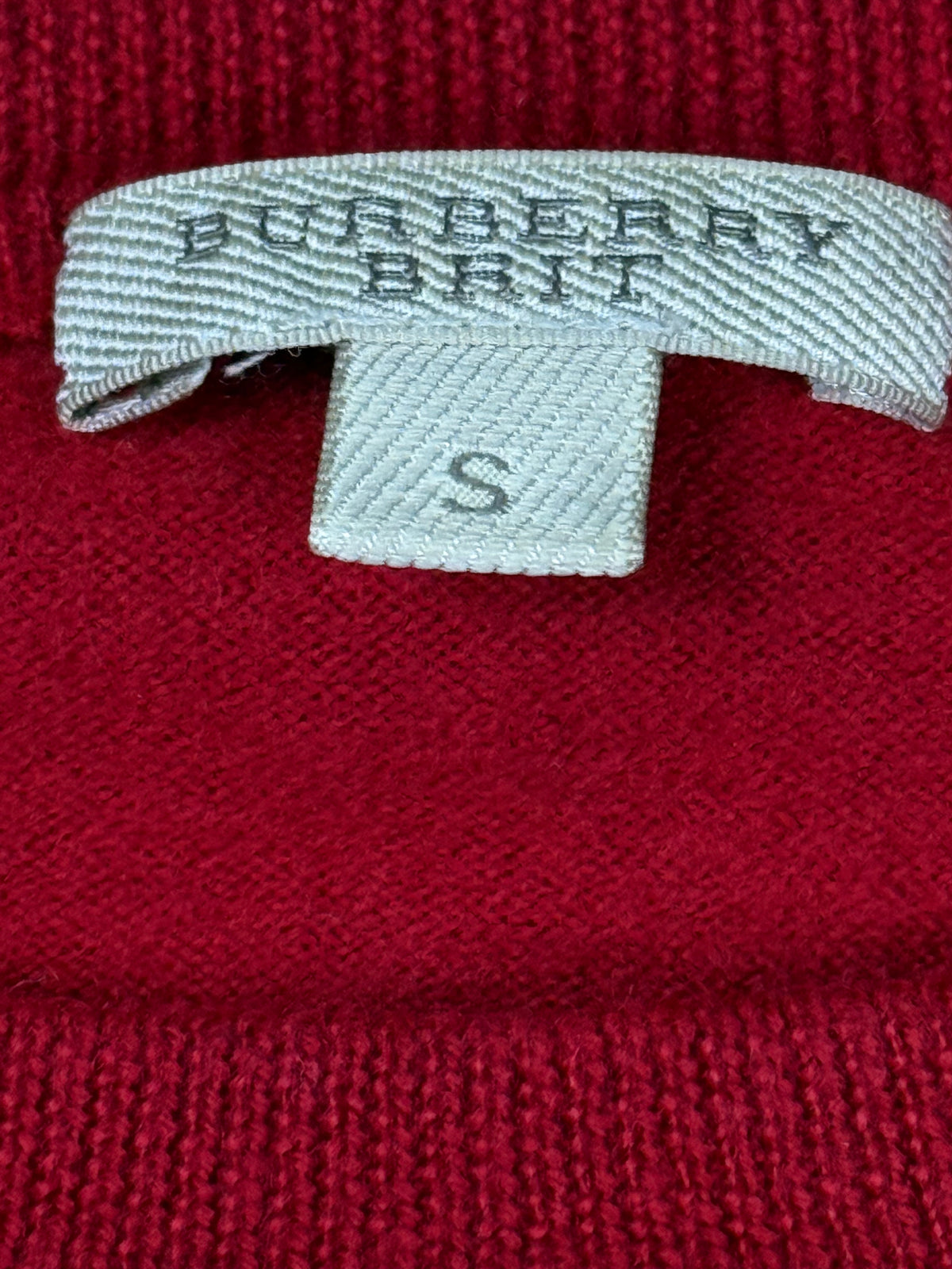 vintage Burberry knittedsweater {S}