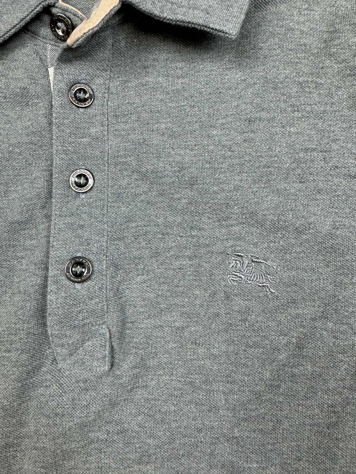 vintage Burberry polo long {S}