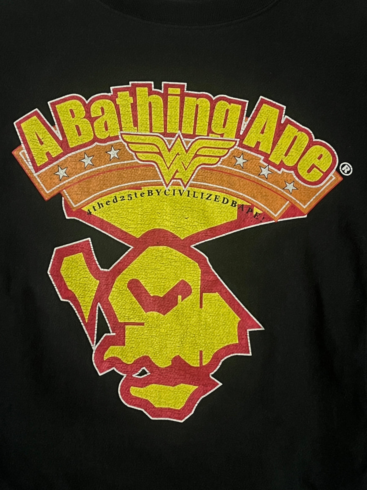 vintage BAPE a bathing ape sweater {S}
