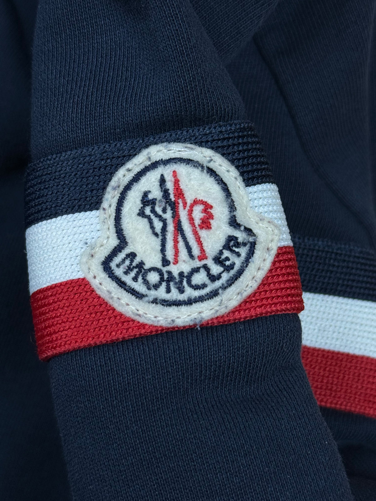 vintage navyblue Moncler sweatjacket {XL}