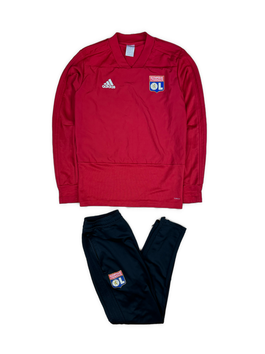 vintage Adidas Olympique Lyon tracksuit {S}