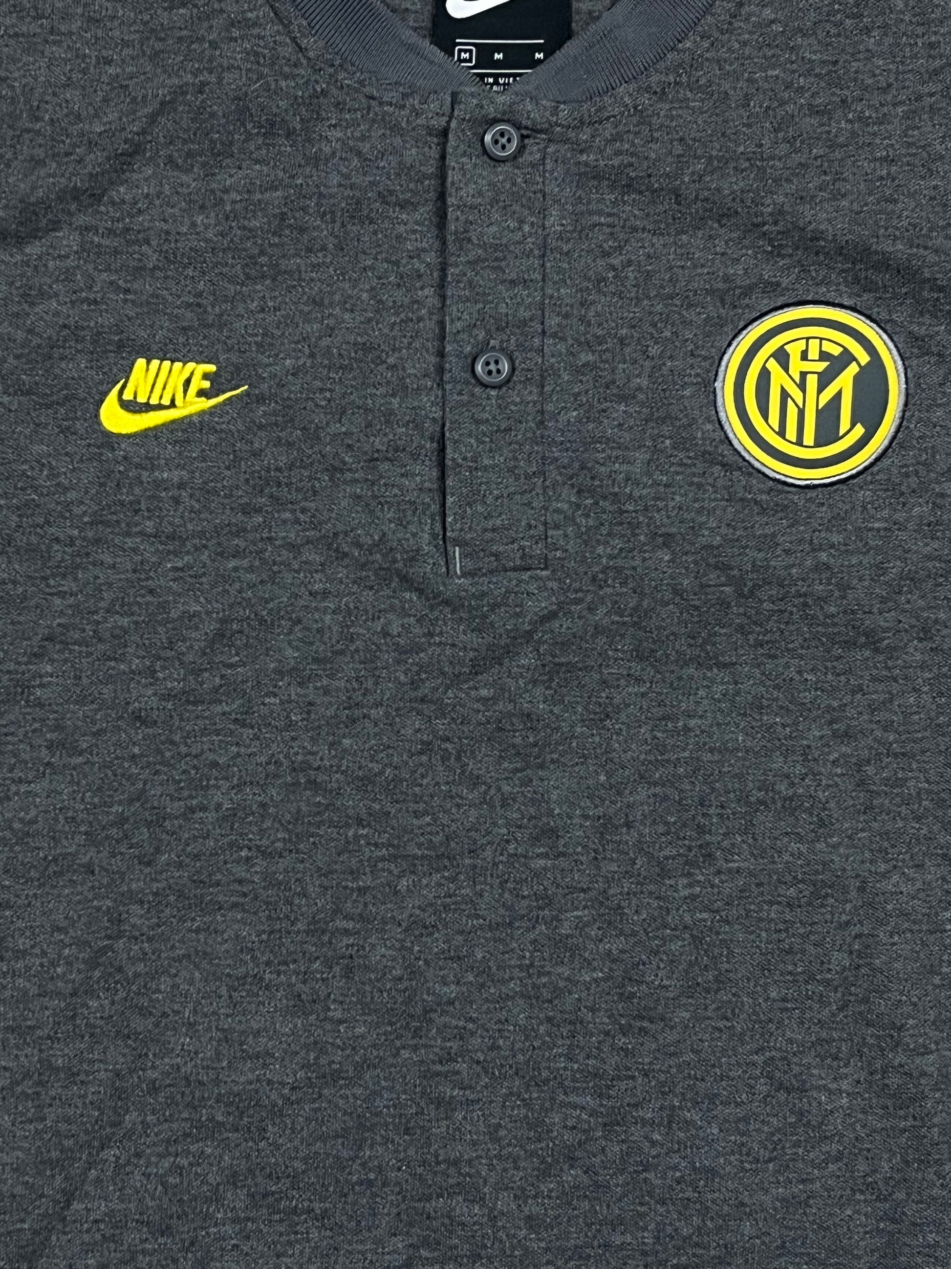 grey Nike Inter Milan polo {M}