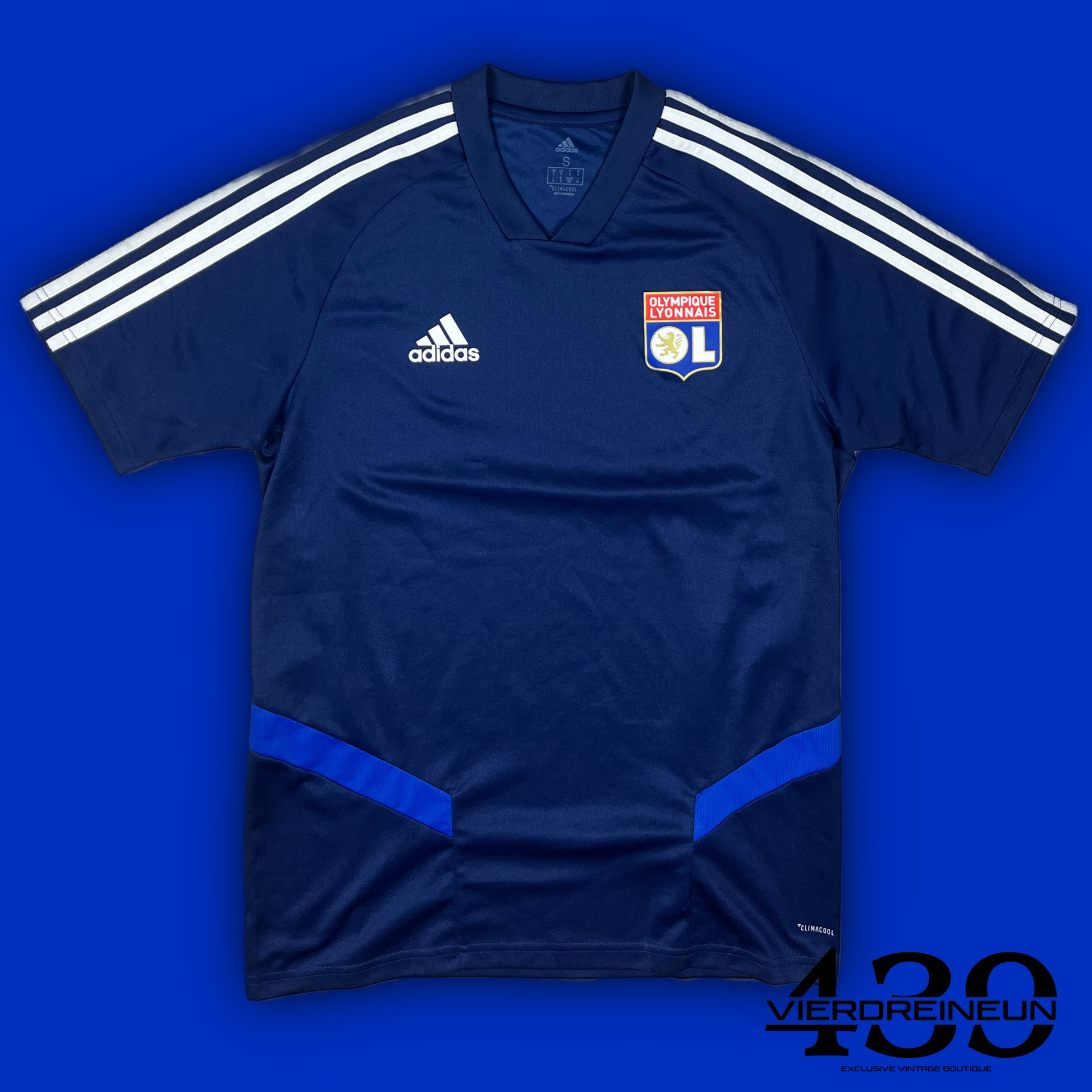 navyblue Adidas training jersey {S}