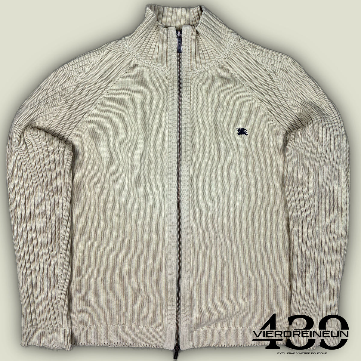 vintage Burberry sweatjacket {L}