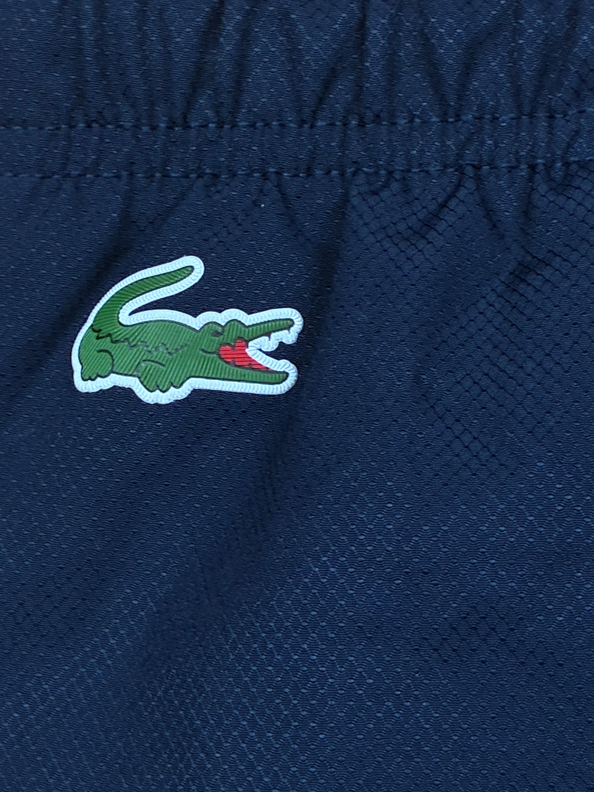 navyblue Lacoste trackpants {S}