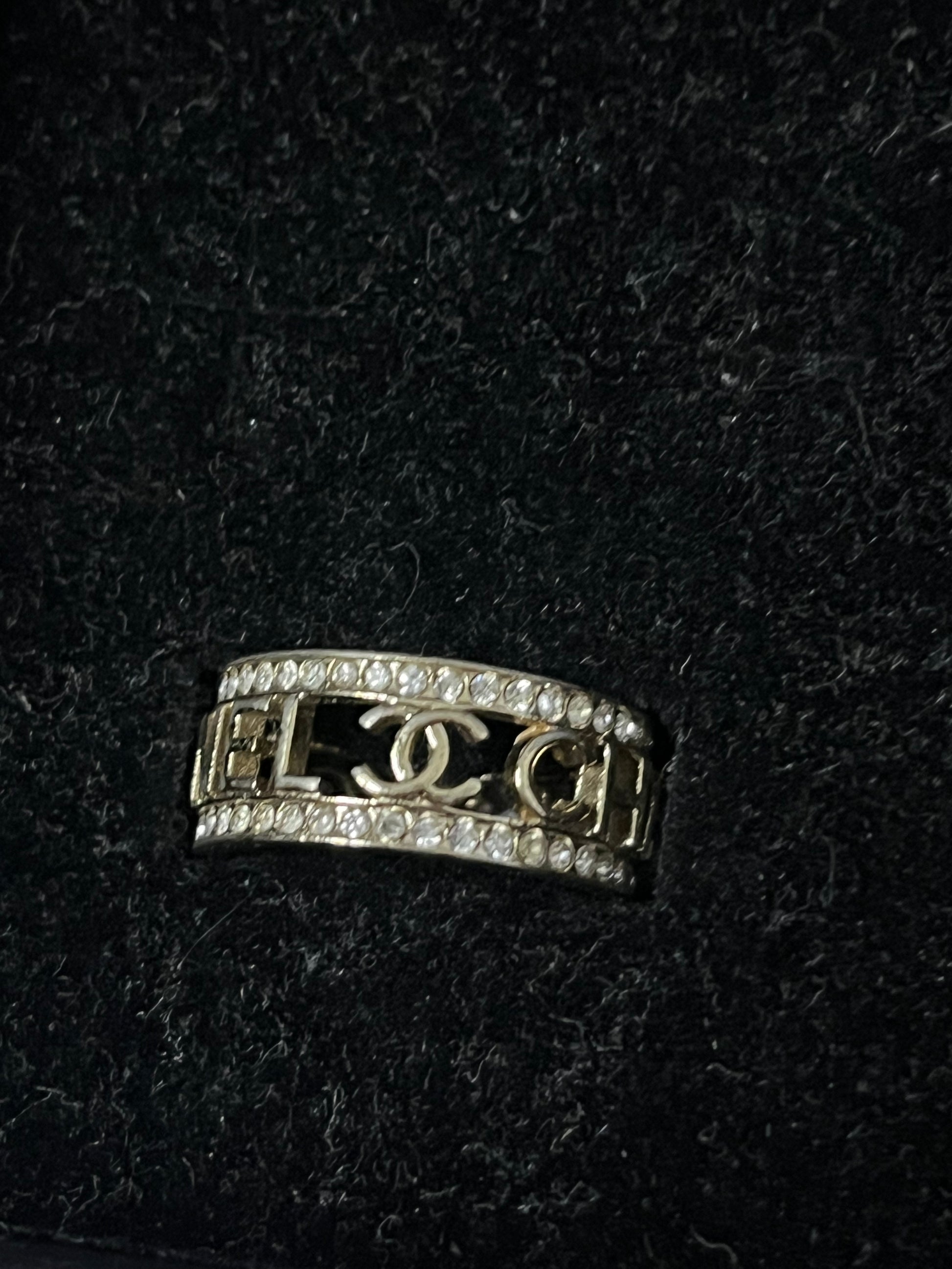 vintage Coco Chanel ring {S}