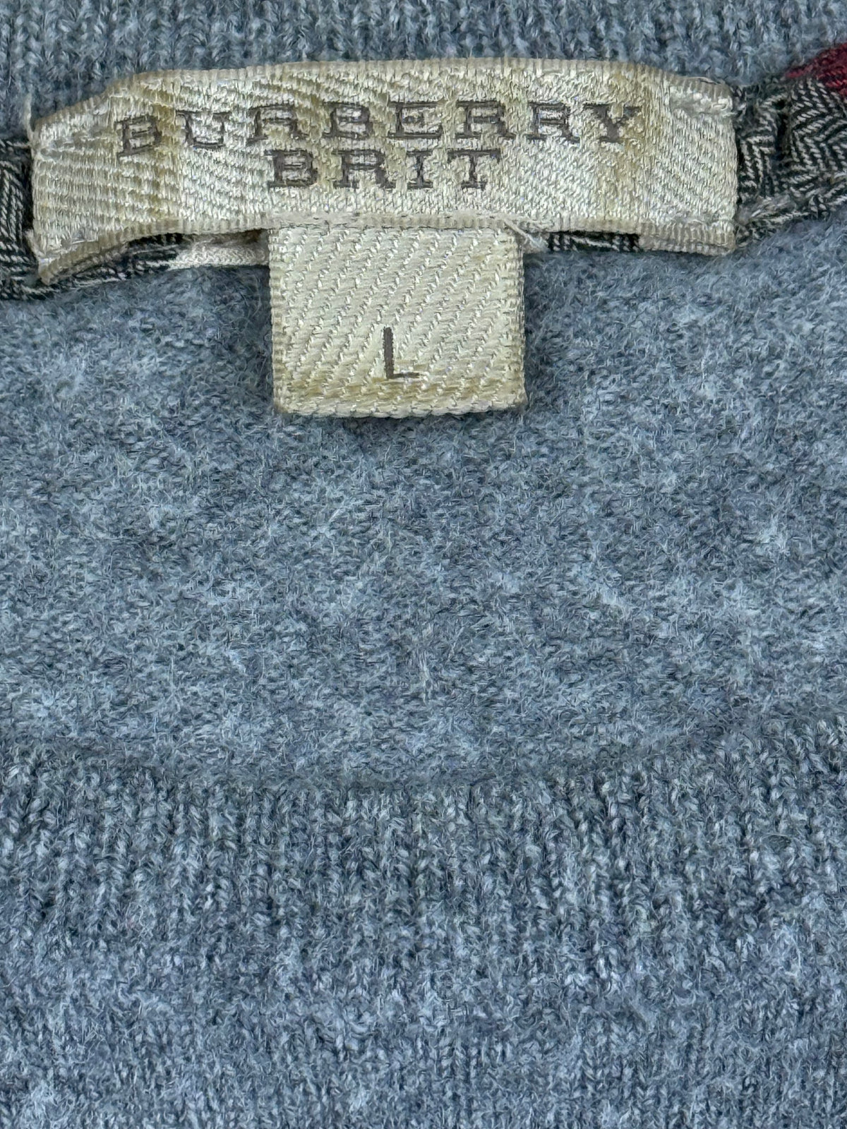 vintage Burberry knittedsweater