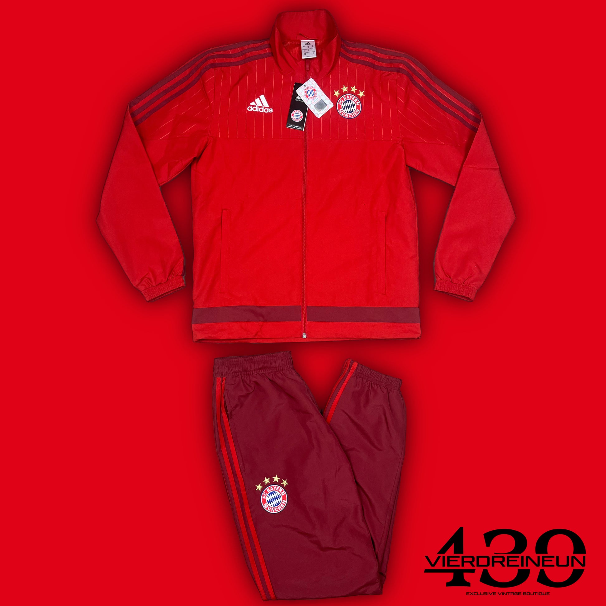 vintage Adidas Bayern Munich tracksuit DSWT {S}