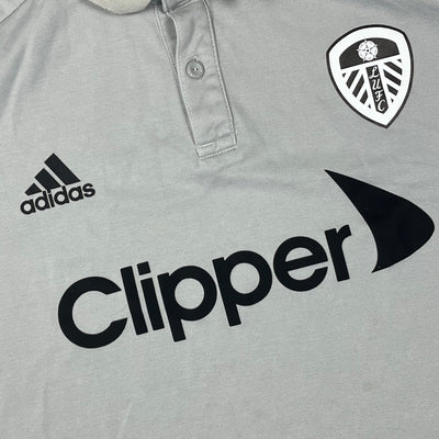 grey Adidas Leeds United away jersey 2020-2021 {XL}