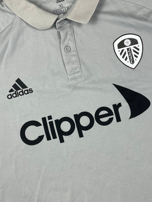 grey Adidas Leeds United away jersey 2020-2021 {XL}