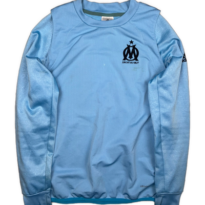 vintage babyblue Adidas Olympique Marseille sweater {S}