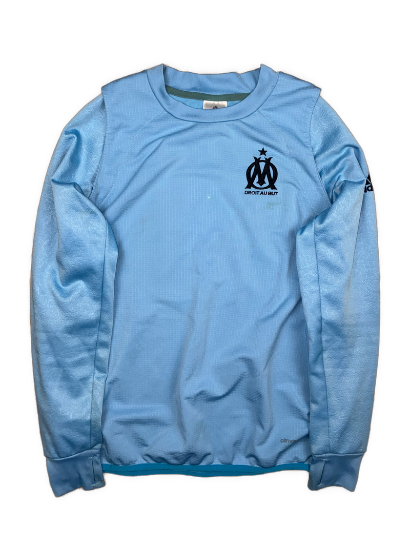 vintage babyblue Adidas Olympique Marseille sweater {S}