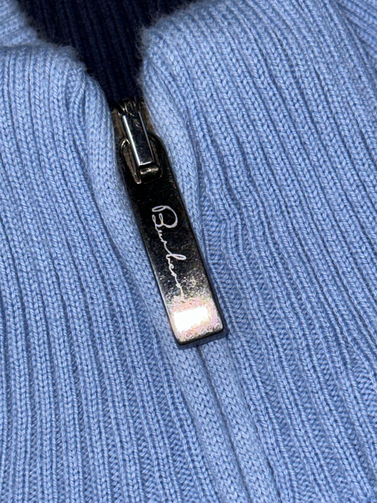 vintage babyblue Burberry sweatjacket
