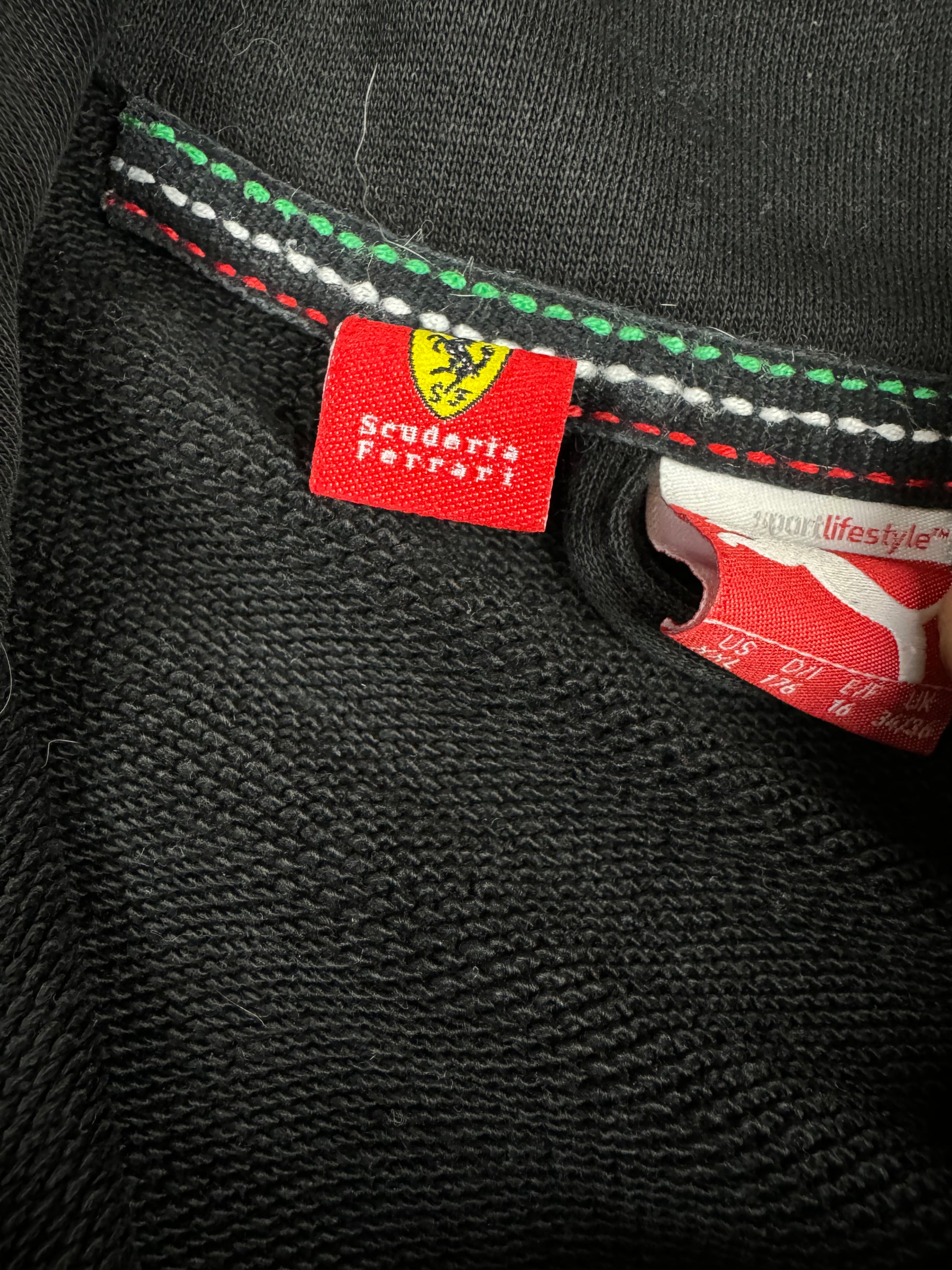 vintage Puma X Ferrari sweatjacket {S}