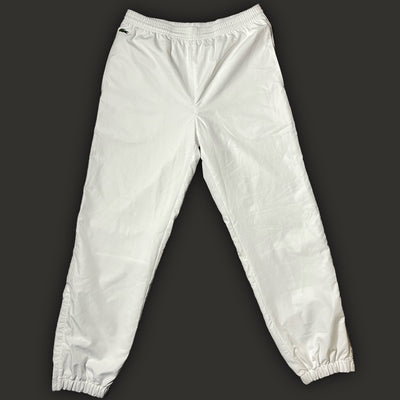 white Lacoste trackpants {M}