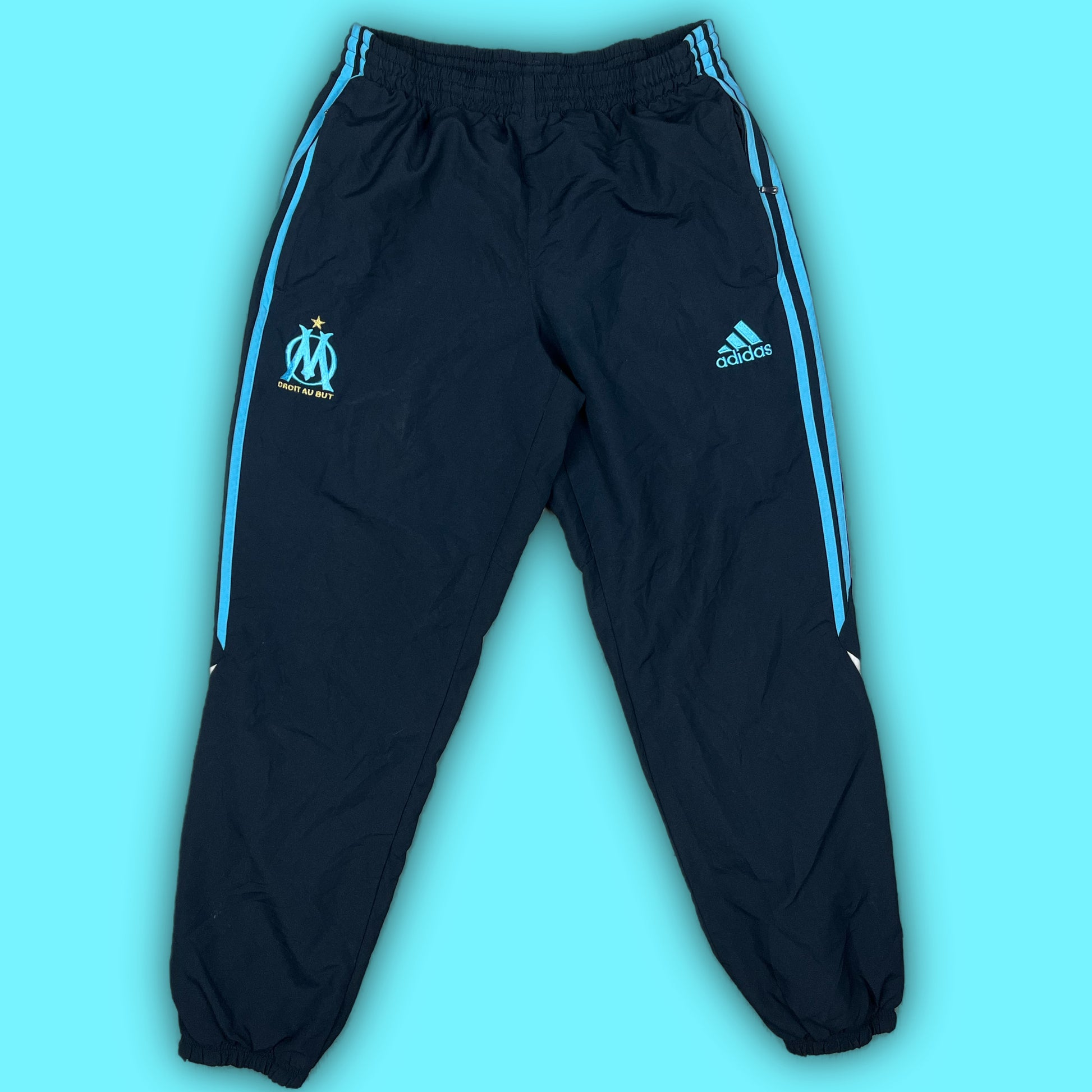 vintage Adidas Olympique Marseille trackpants {L}