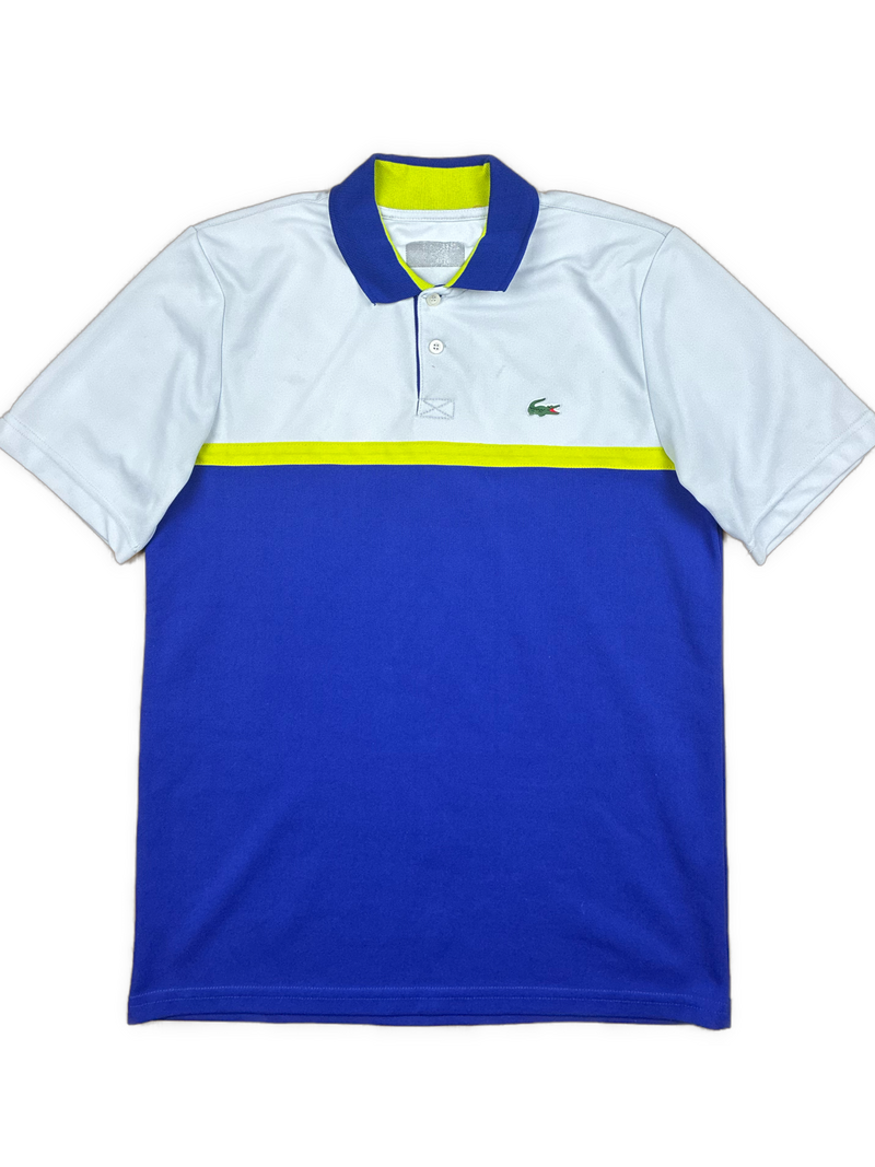 blue Lacoste polo {S}