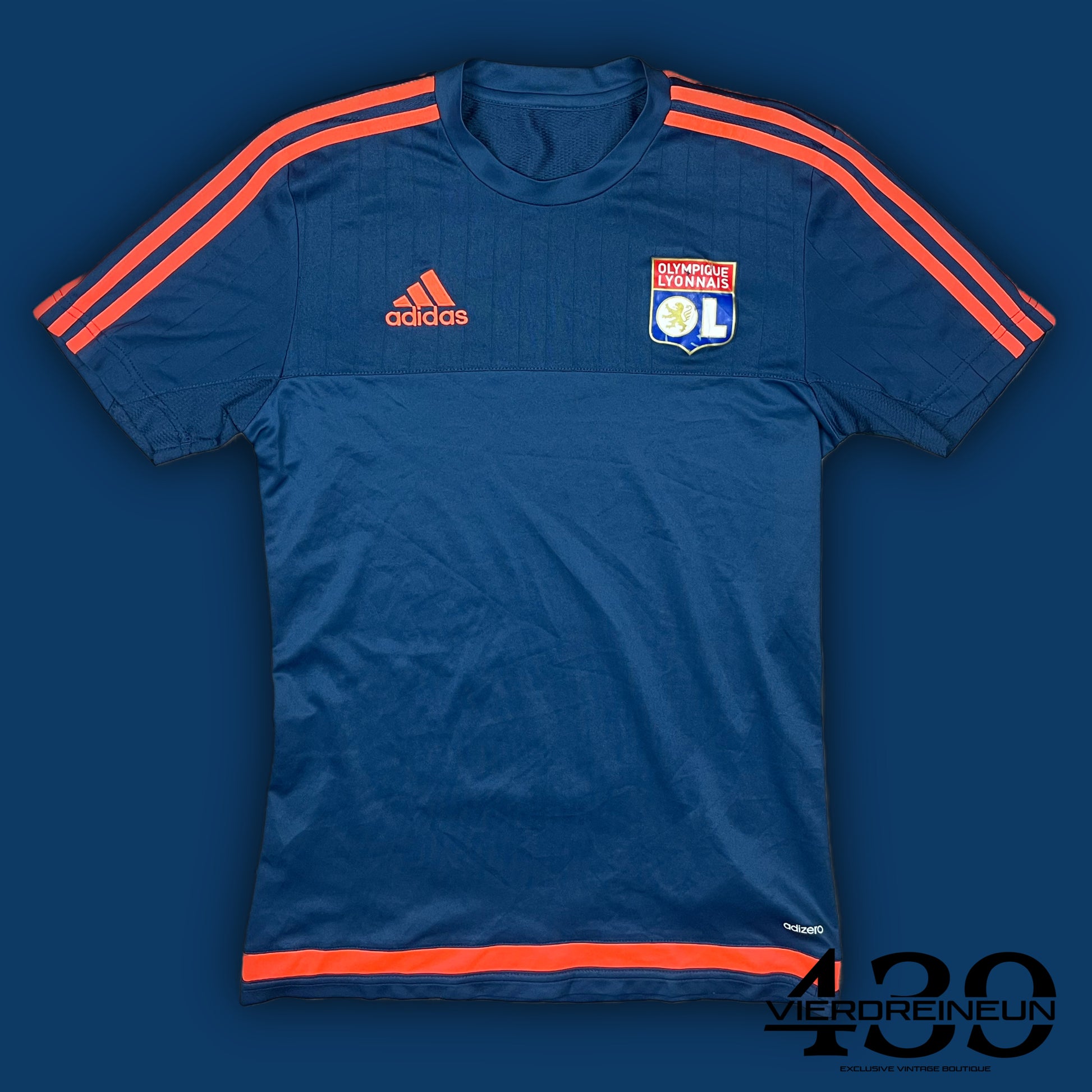 vintage Adidas Olympique Lyon trainingjersey {S}