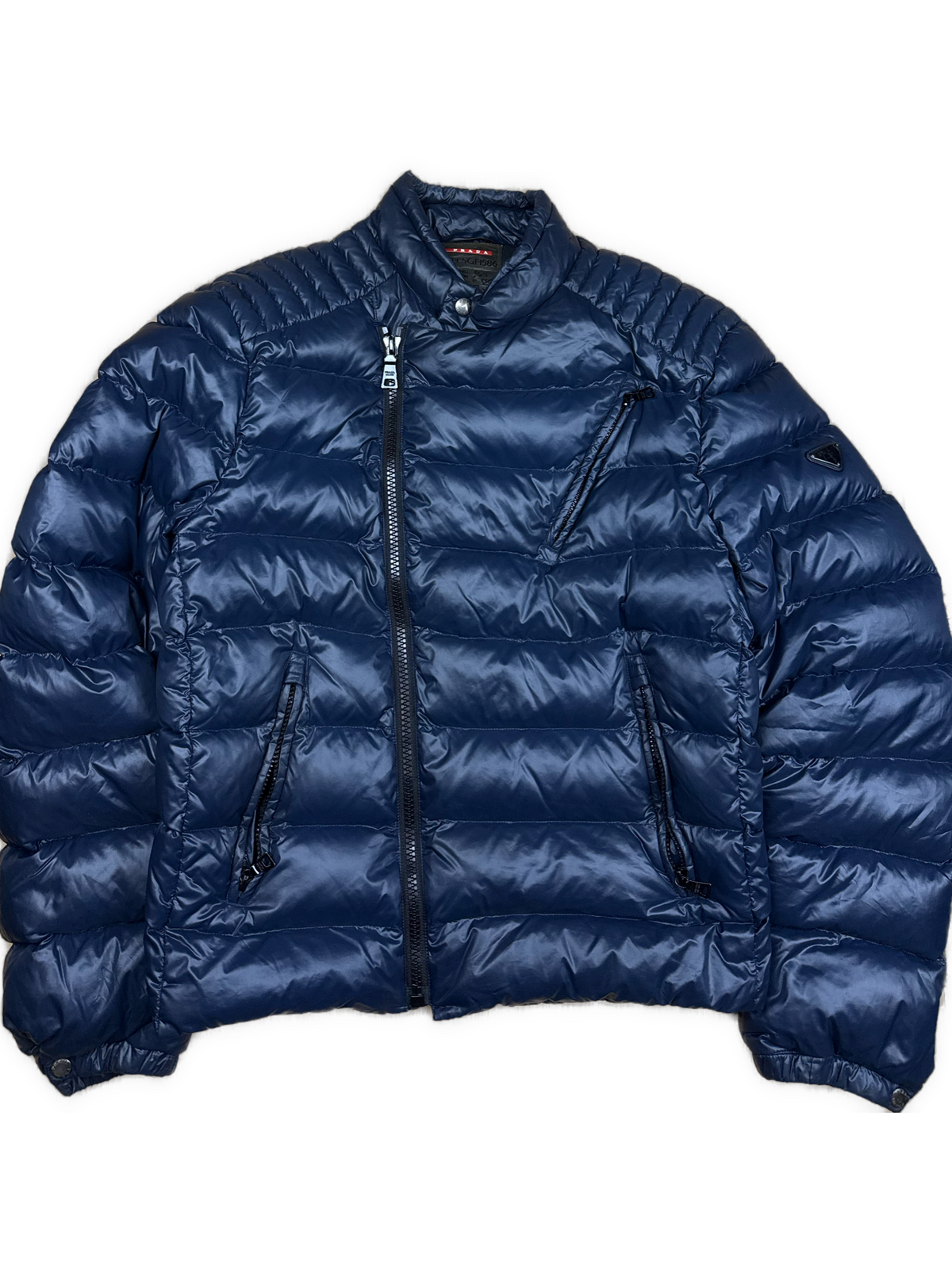 vintage navyblue Prada winterjacket {XL}